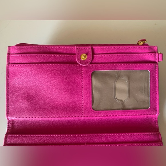 Buxton Pink & Purple Floral Large Wallet - Picture 7 of 11